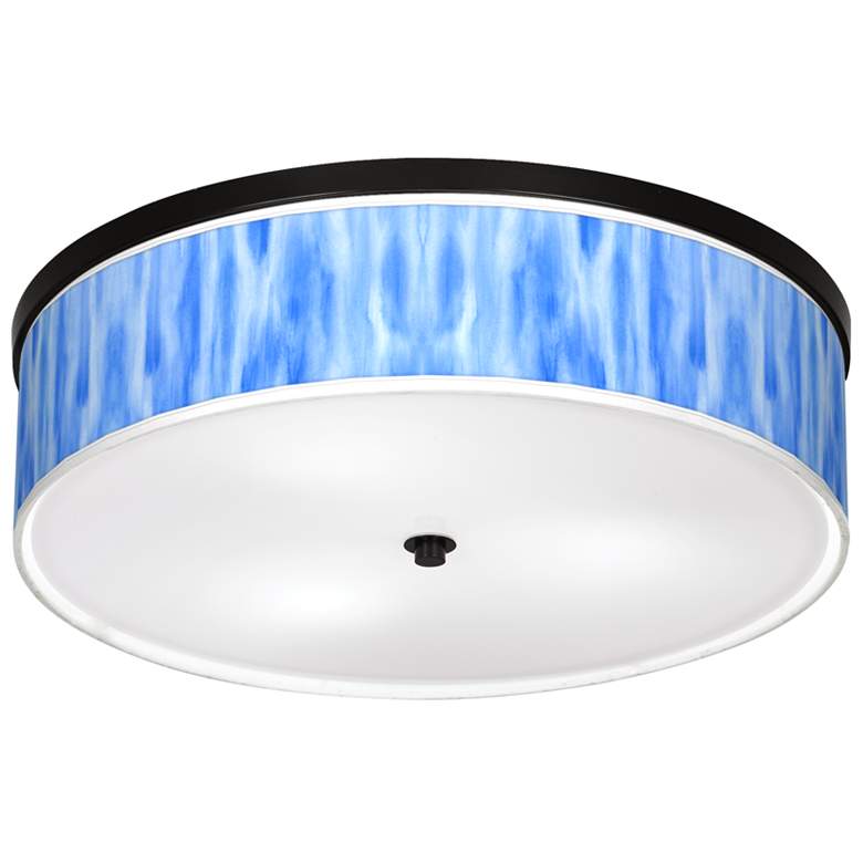 Image 1 Blue Tide Giclee 20 1/4 inch Wide Ceiling Light