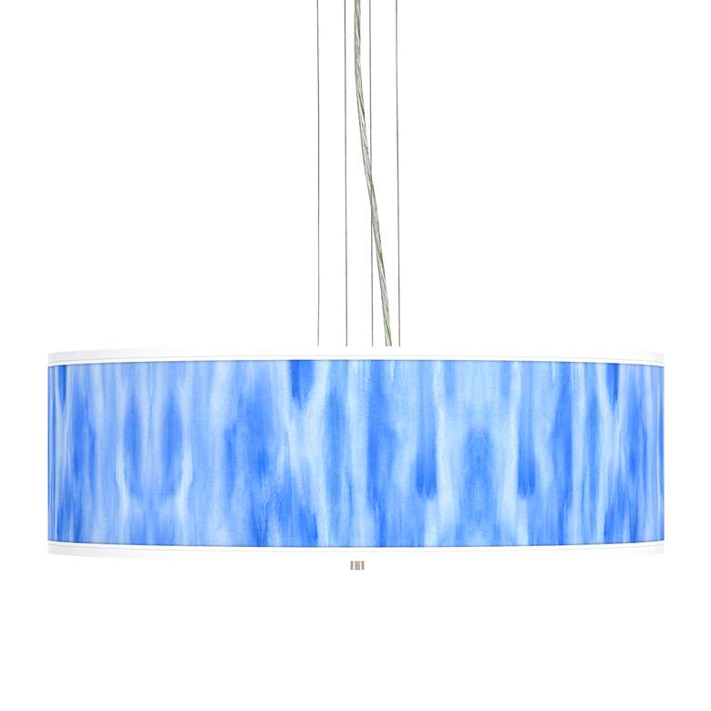 Image 1 Blue Tide Giclee 24" Wide 4-Light Pendant Chandelier