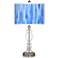 Blue Tide Giclee Apothecary Clear Glass Table Lamp