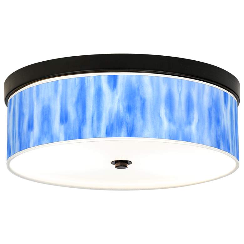 Image 1 Blue Tide Giclee Energy Efficient Bronze Ceiling Light