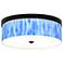Blue Tide Giclee Energy Efficient Bronze Ceiling Light