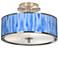 Blue Tide Giclee Glow 14" Wide Ceiling Light