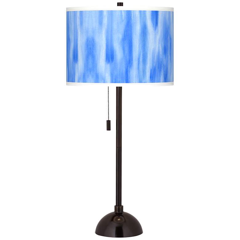 Image 1 Blue Tide Giclee Glow Tiger Bronze Club Table Lamp