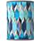 Blue Tiffany Giclee Round Cylinder Lamp Shade 8x8x11 (Spider)