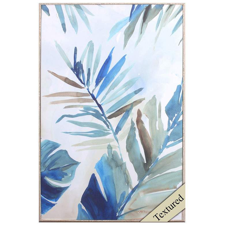 Image 1 Blue Tropical Heat I 24"W x 36"H Non-Glass Framed Art
