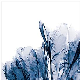 Image3 of Blue Tulip X-Ray 24" Square Printed Glass Graphic Wall Art more views