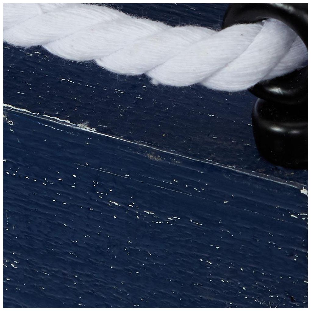 Image 7 Blue Wood Contemporary Wall Shelf, S/3 32", 25", 17"W more views