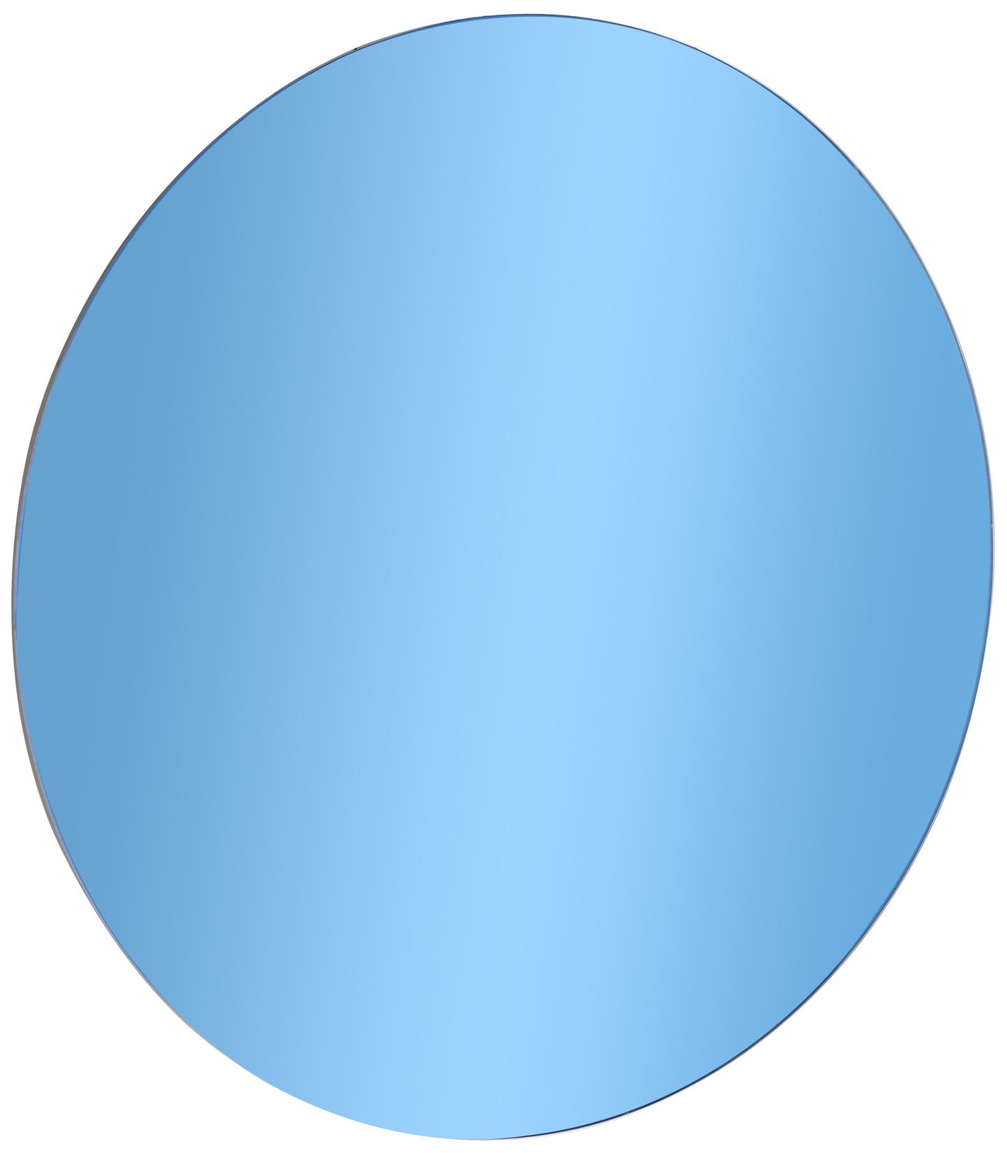 Image 6 Blue Wood Glam Wall Mirror, 32" x 1" x 32" more views