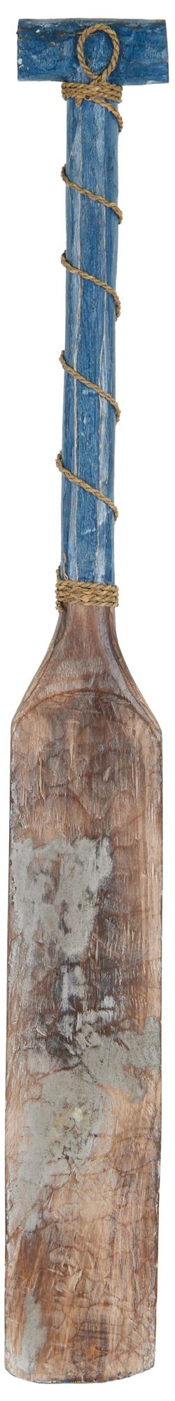 Image 5 Blue Wood Nautical Wall Decor, 6" x 2" x 48" more views