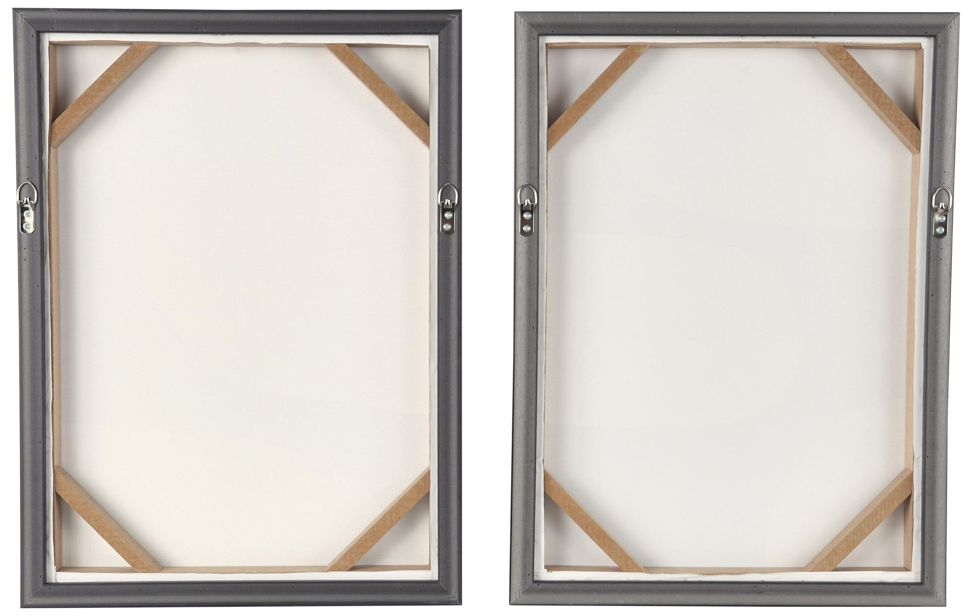 Image 5 Blue Wooden Modern Framed Wall Art, S/2 17"W, 23"H more views