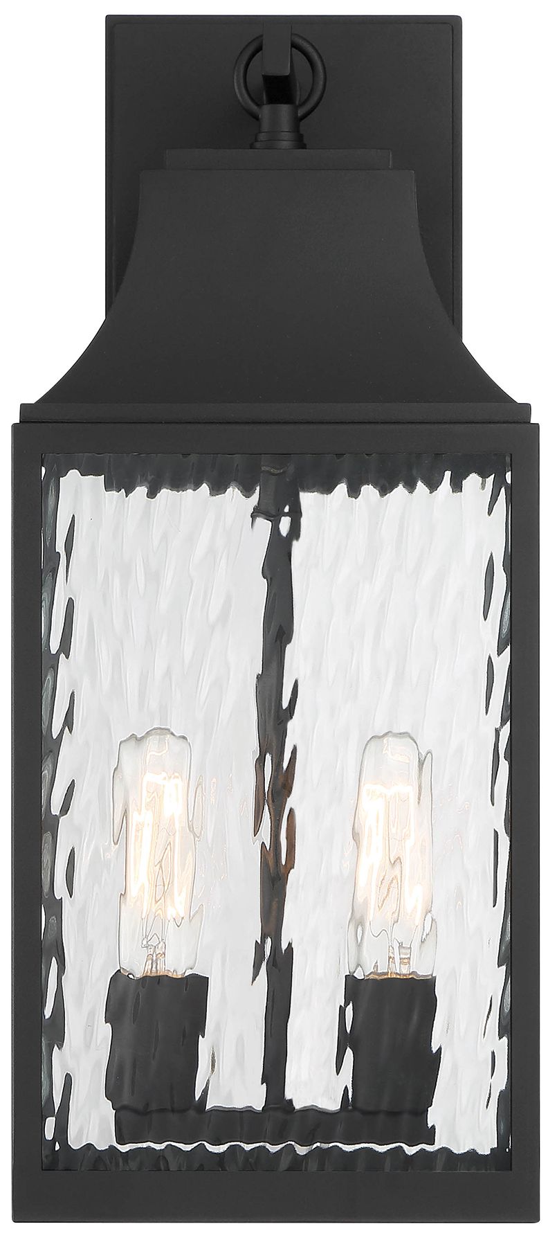 Image 3 Blueberry Trail 2-Light 19.5" High Black Outdoor Wall Light more views