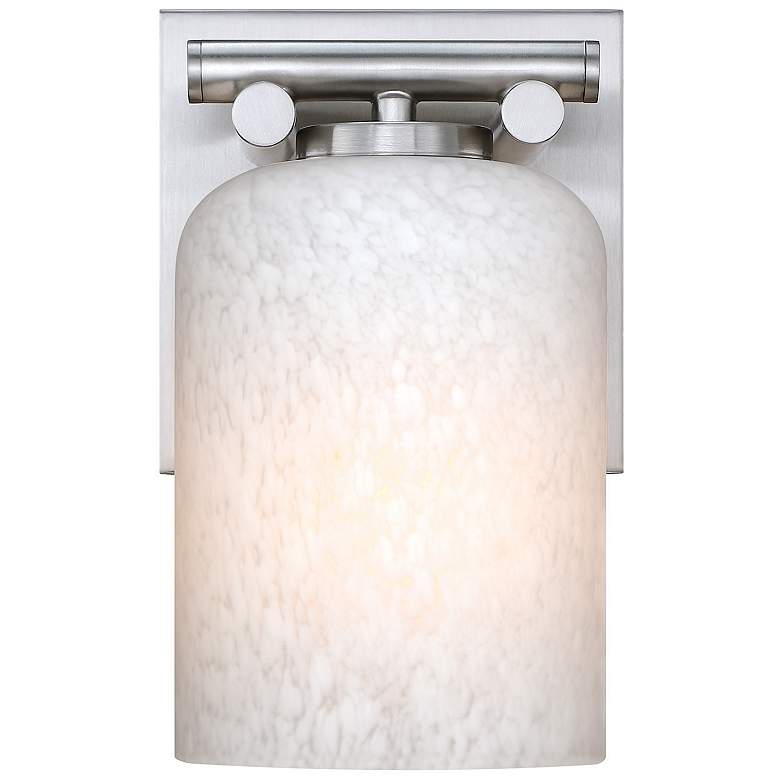 Image 1 Bluestone Ridge 6 in. 1-Light Brushed Nickel Indoor Wall Sconce