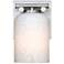 Bluestone Ridge 6 in. 1-Light Brushed Nickel Indoor Wall Sconce