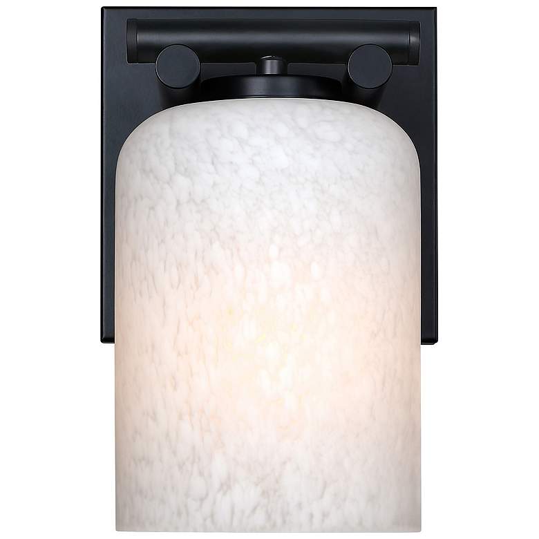 Image 1 Bluestone Ridge 6 in. 1-Light Matte Black Indoor Wall Sconce