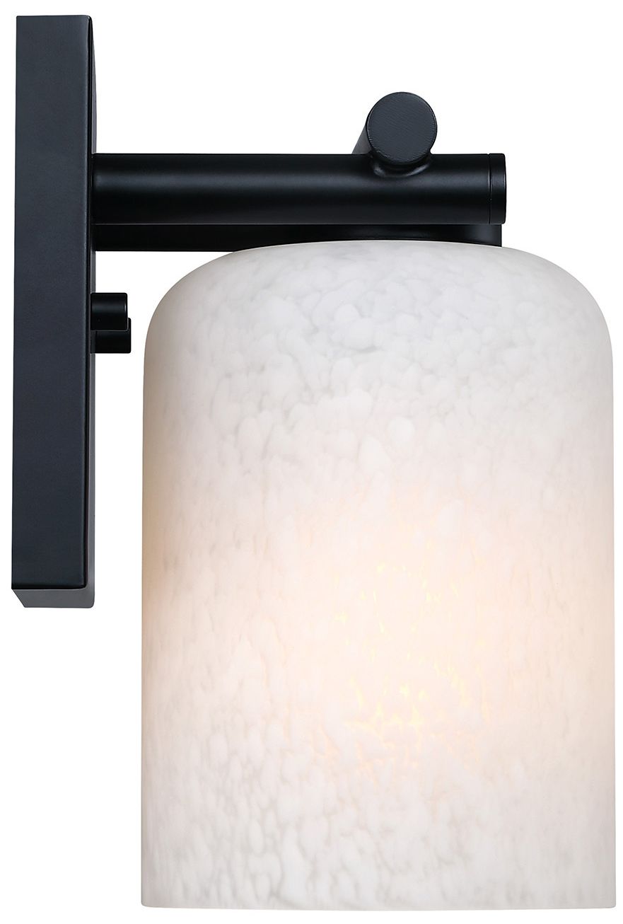 Bluestone Ridge 6 in. 1-Light Matte Black Indoor Wall Sconce