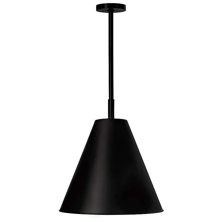 Image 1 Bluff 17 3/4" High Black Outdoor Hanging Light