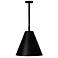 Bluff 17 3/4" High Black Outdoor Hanging Light