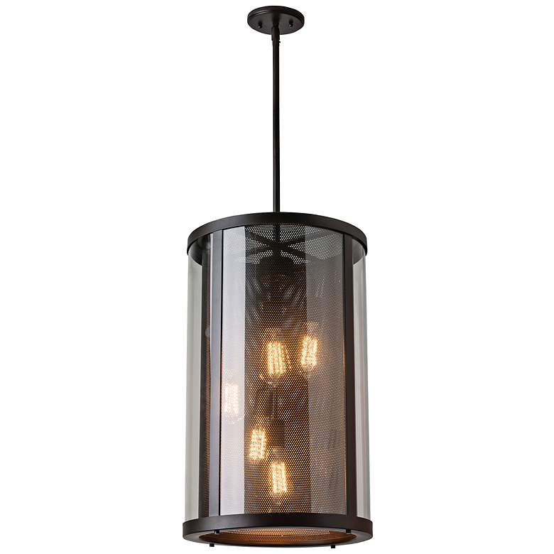 Image 1 Bluffton 24 3/4" High Bronze Outdoor Hanging Light
