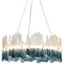 Thumbnail1 of Bluflan 1-Light LED Resin Drum Chandelier