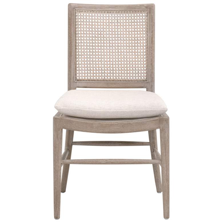 Image 1 Blume Dining Chair, Performance Textured Cream Linen, Set of 2