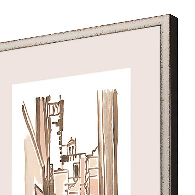 Image 3 Blush Architecture 26" High 4-Piece Framed Wall Art Set more views
