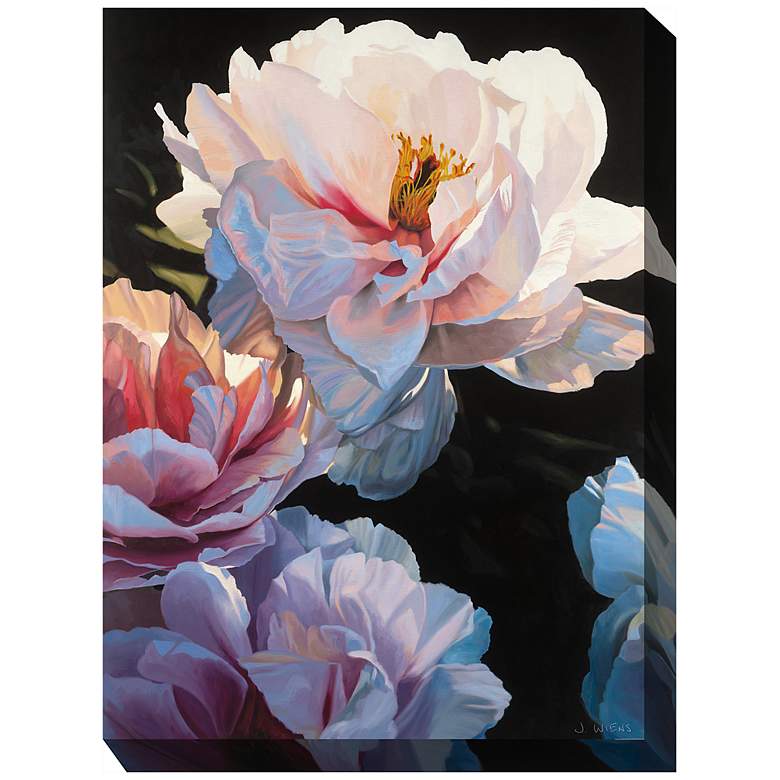 Image 2 Blushing Beauty 40" High All-Weather Outdoor Canvas Wall Art