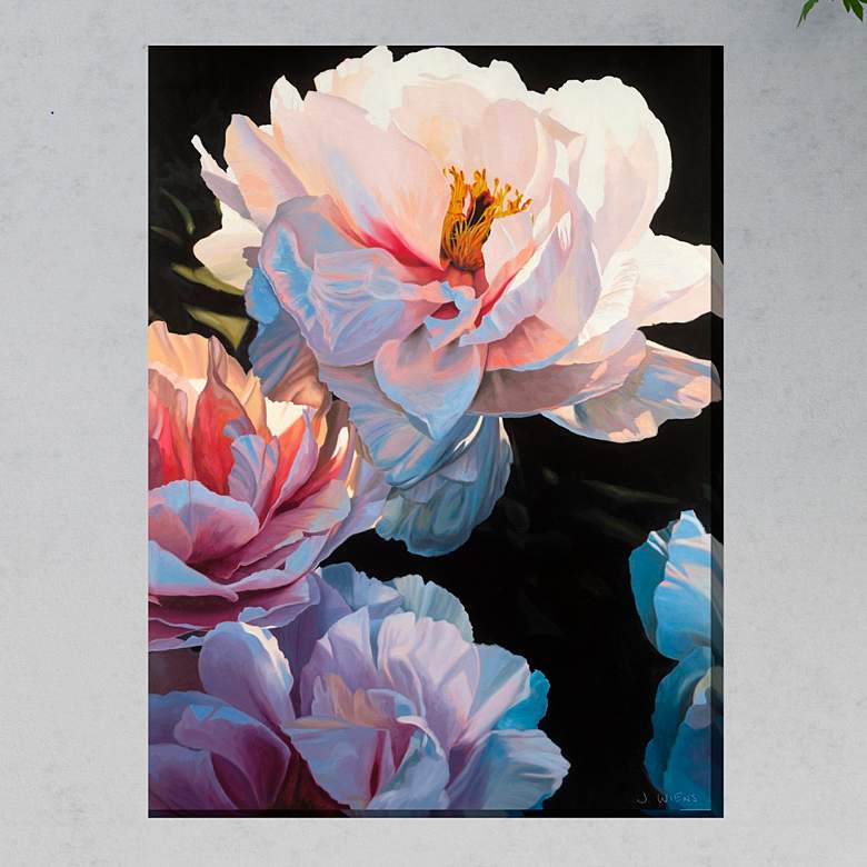 Image 1 Blushing Beauty 40" High All-Weather Outdoor Canvas Wall Art