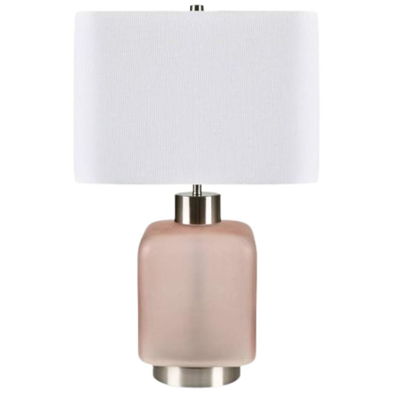 Image 1 Blushing Glass Table Lamp