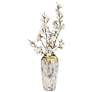 6_Blythe 14" High Matte Gold and Gray Decorative Vase more views
