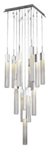 Image 2 Boa 13-Light 20"W Chandelier in Polished Chrome/Studded Crystals more views