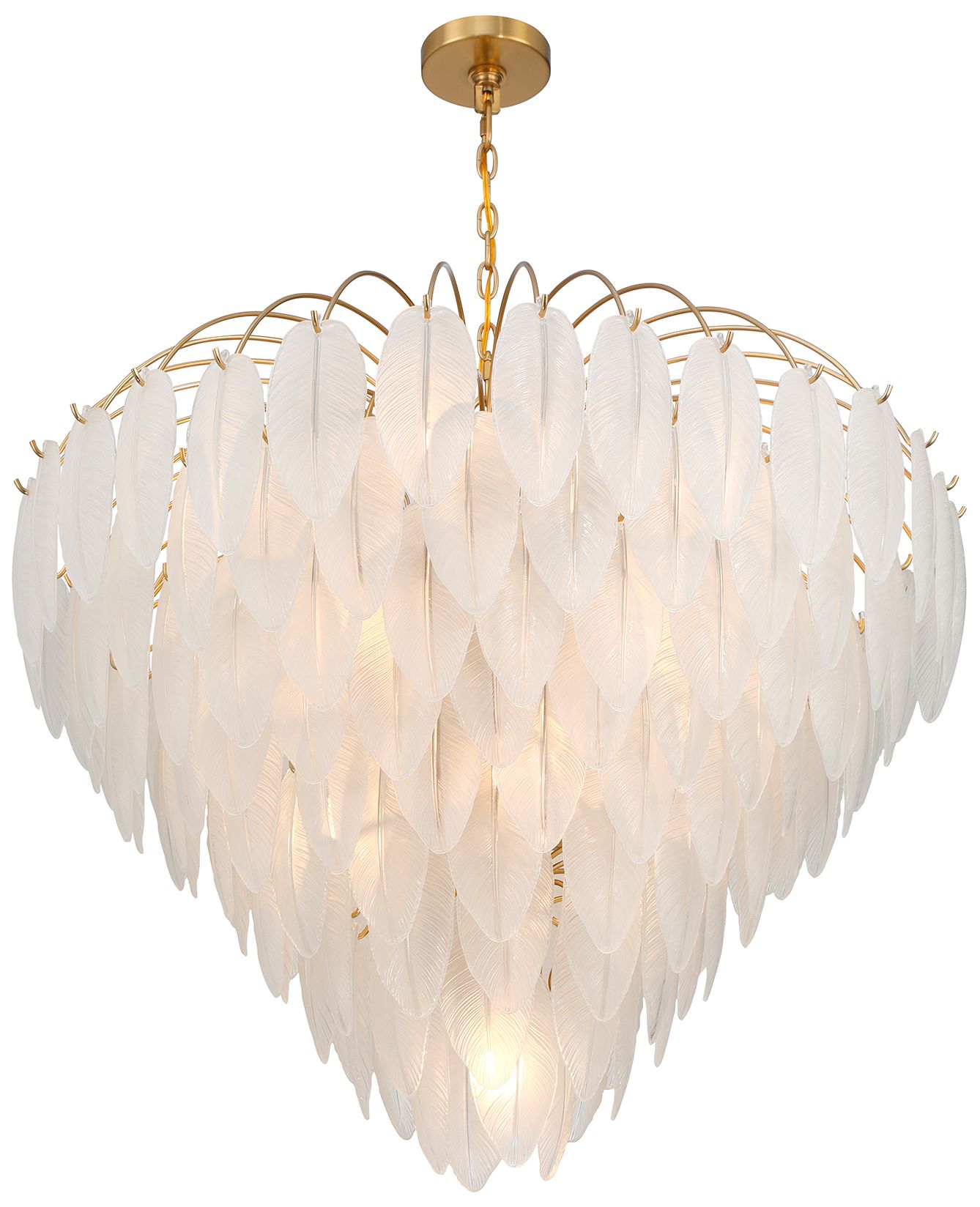 Image 4 Boa 15-Light Chandelier in Warm Brass by Breegan Jane more views
