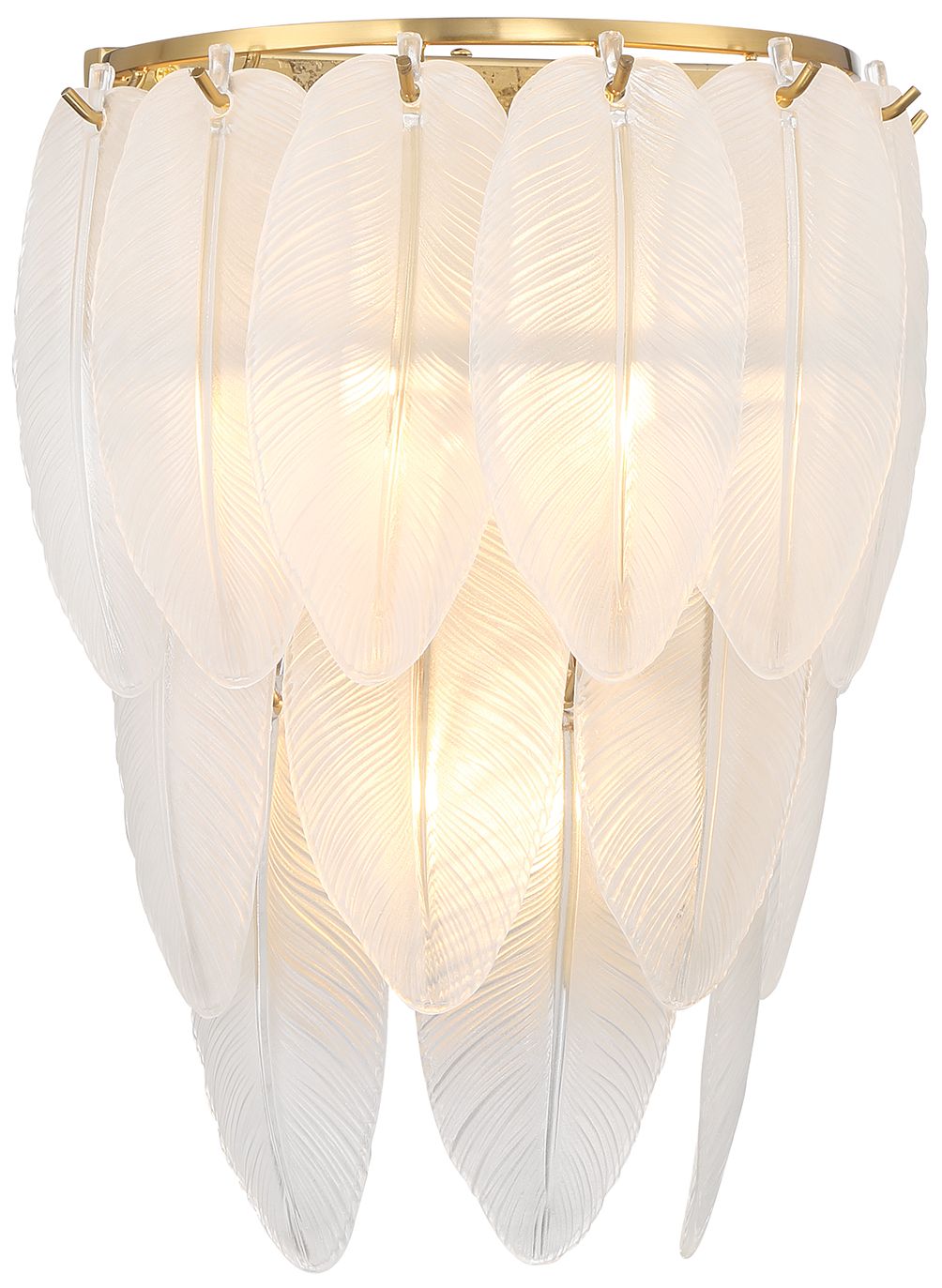 Thumbnail3 of Boa 3-Light Wall Sconce in Warm Brass by Breegan Jane more views