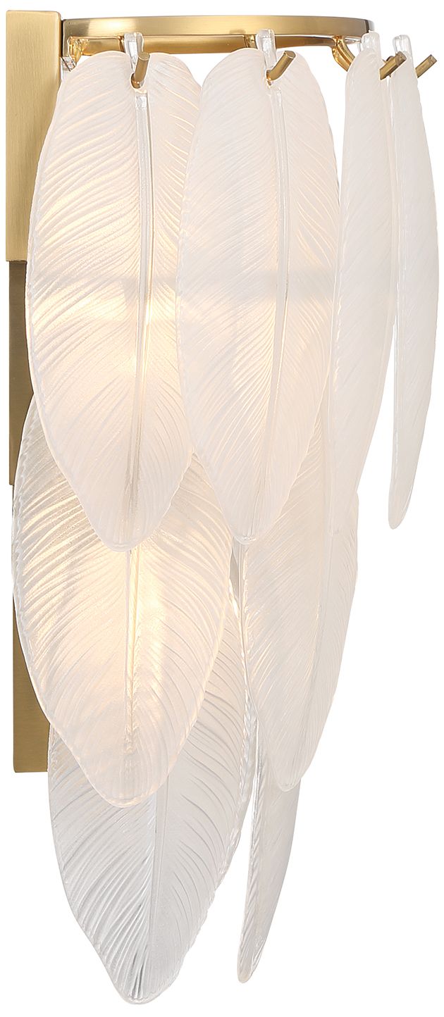 Boa 3-Light Wall Sconce in Warm Brass by Breegan Jane