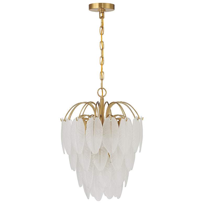 Image 2 Boa 5-Light Chandelier in Warm Brass by Breegan Jane more views