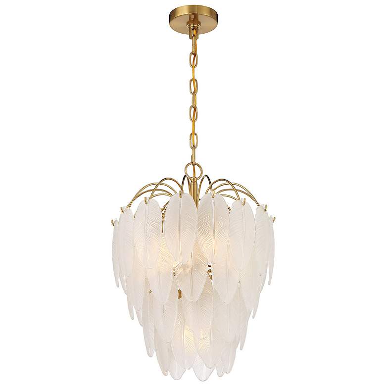Image 3 Boa 5-Light Chandelier in Warm Brass by Breegan Jane more views