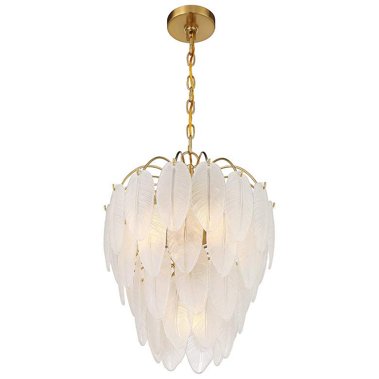 Image 4 Boa 5-Light Chandelier in Warm Brass by Breegan Jane more views