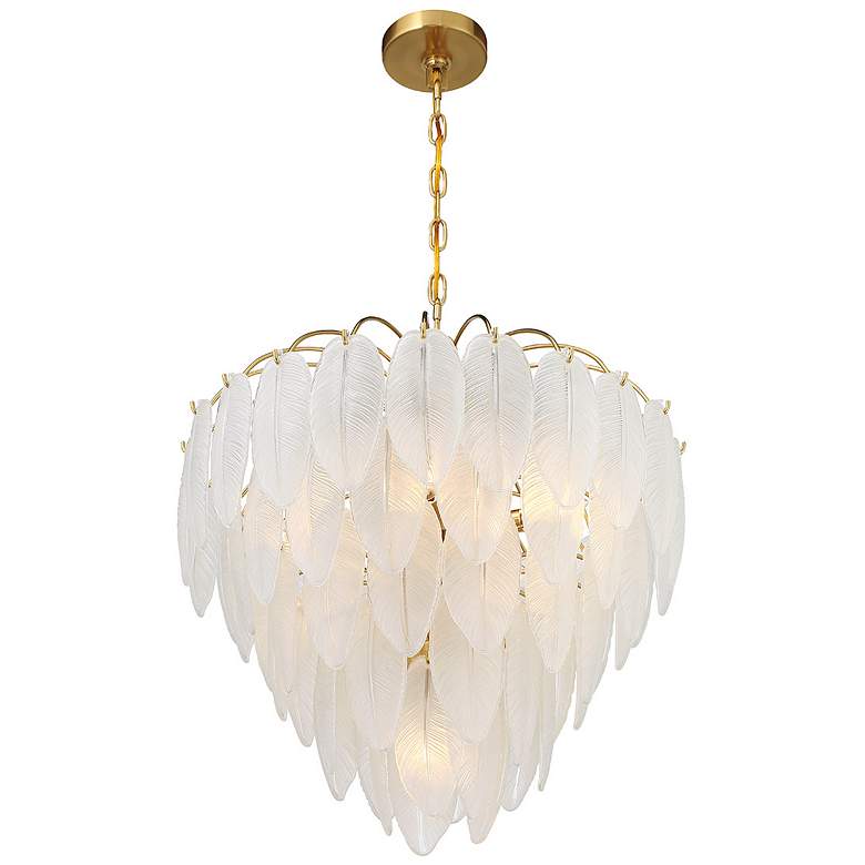 Image 4 Boa 6-Light Chandelier in Warm Brass by Breegan Jane more views