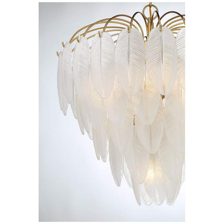Image 5 Boa 6-Light Chandelier in Warm Brass by Breegan Jane more views