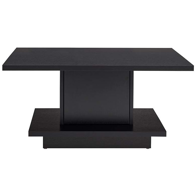 Image 3 Boa Vista 31" Wide Black Coffee Table with Hidden Storage more views