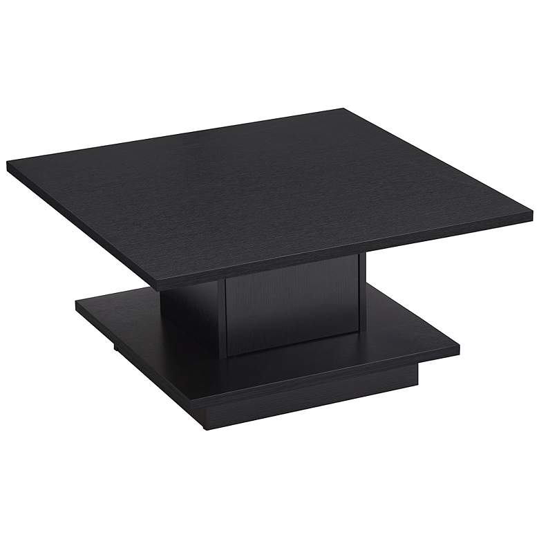 Image 4 Boa Vista 31" Wide Black Coffee Table with Hidden Storage more views