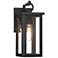 Boadie 1 Light Matte Black Outdoor Sconce