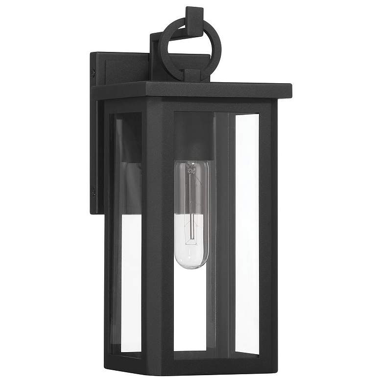 Image 4 Boadie 1 Light Matte Black Outdoor Sconce more views