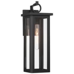 Boadie 1 Light Matte Black Outdoor Sconce