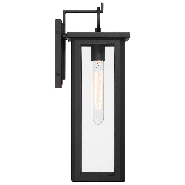 Image 3 Boadie 1 Light Matte Black Outdoor Sconce more views