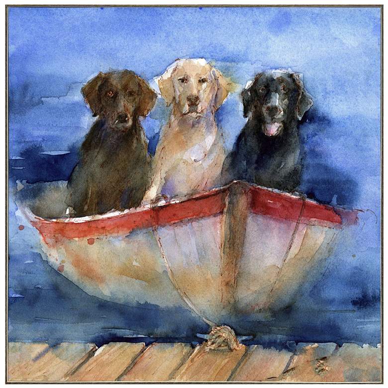 Image 1 Boat Labs 25"W x 25"H Non-Glass Framed Wall Art