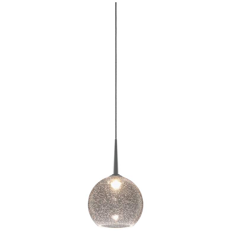 Image 1 Bobo 1 LED Pendant - Chrome Finish - Clear Glass Shade