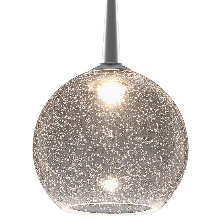 Image 2 Bobo 1 - Pendant - LED - 4" Kiss Canopy - Matte Chrome Finish - Clear more views