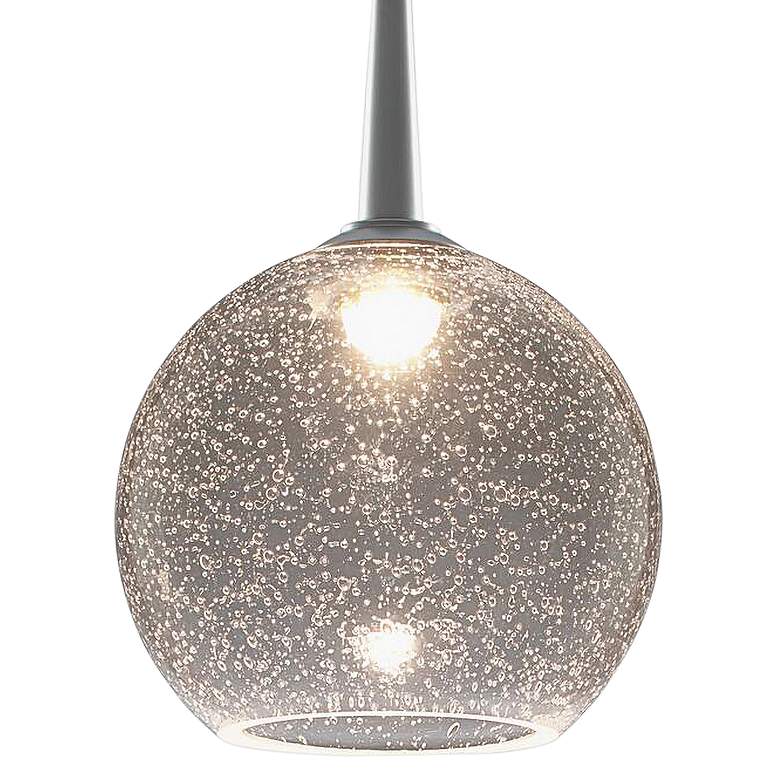 Image 2 Bobo 1 - Pendant - LED - 4 inch Kiss Canopy - Matte Chrome Finish - Clear  more views