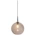 Bobo 2 - 6" Wide Pendant - Matte Chrome Finish and Clear Glass Shade