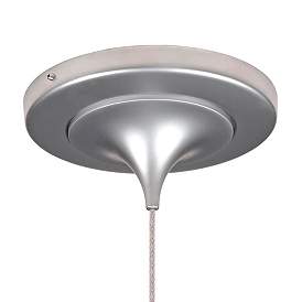 Image2 of Bobo 2 - LED Pendant - Matte Chrome Finish - Amber Glass Shade more views